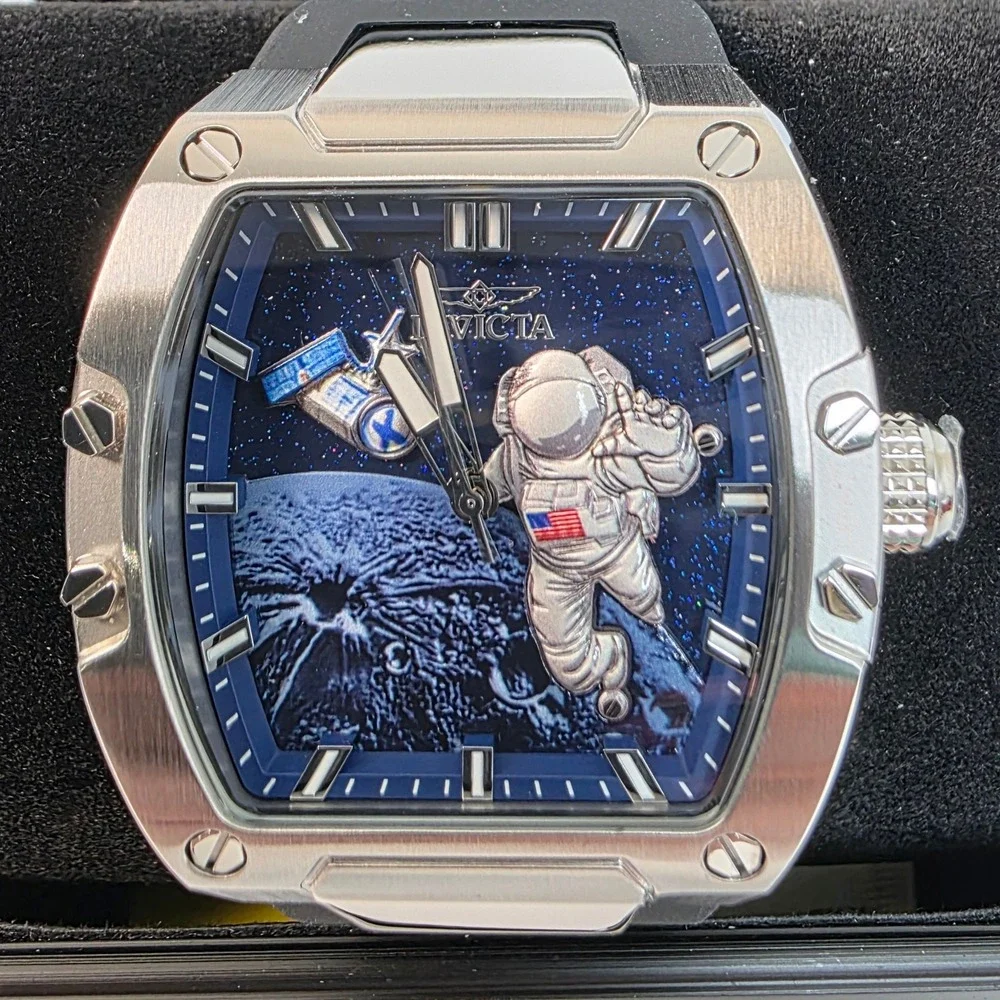 Invicta S1 Rally Moonlander Men's Watch 43mm  Black 50643 Invicta Box Incl NEW